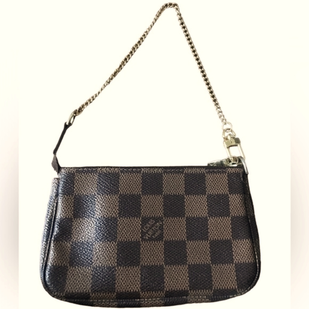 Louis Vuitton Damier Ebene Mini Pochette - EUC - Picture 4 of 16
